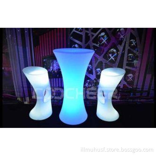 Rechargeable Restaurant , Bar RGB Furniture Led Cocktail T
